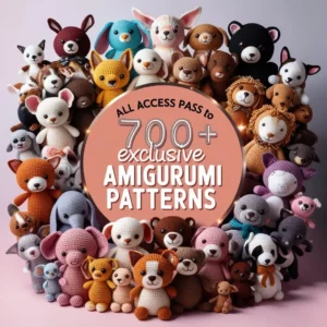 ALL ACCESS PASS TO 700+ EXCLUSIVE AMIGURUMI PATTERNS