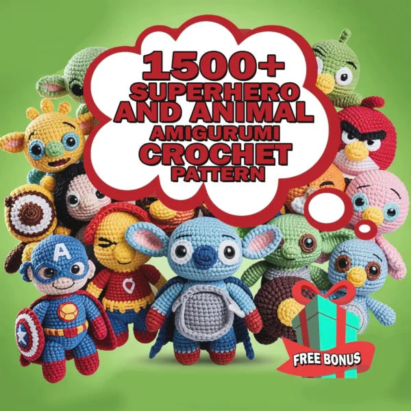 1500+ Crochet Pattern Bundle, Amigurumi Patterns