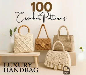100 Luxury Crochet Handbag Patterns | Boho to Vintage | PDF Bundle