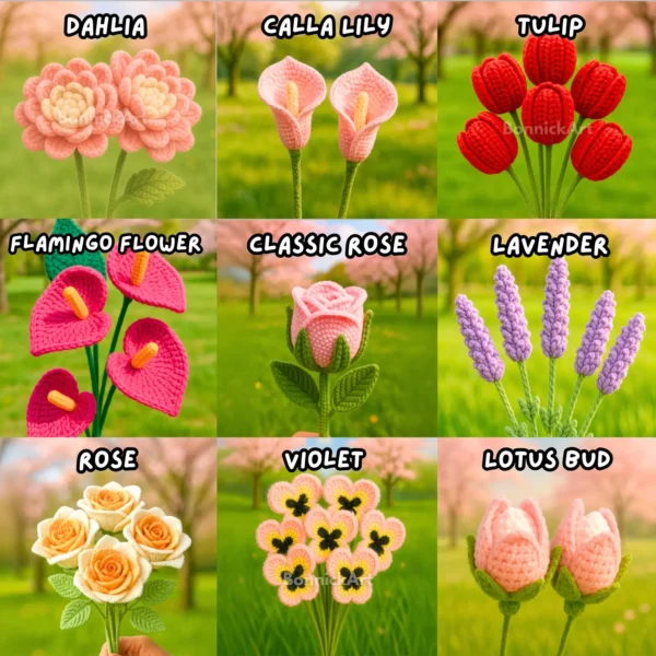600+ Flower Bouquet Crochet Pattern Bundle - Image 10