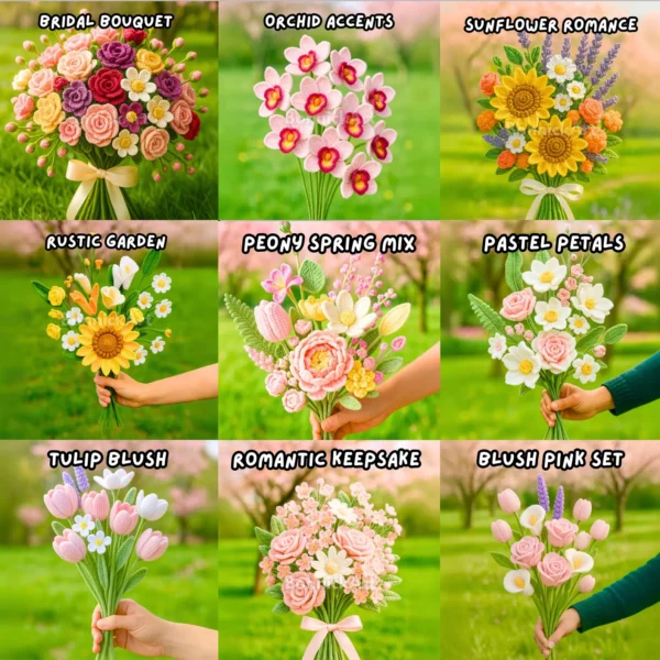 600+ Flower Bouquet Crochet Pattern Bundle - Image 9