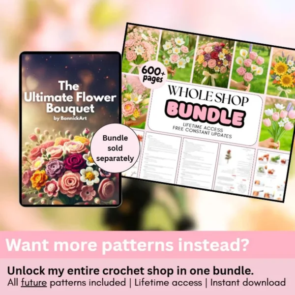 600+ Flower Bouquet Crochet Pattern Bundle - Image 7