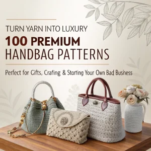 100 Luxury Crochet Handbag Patterns | Boho to Vintage | PDF Bundle